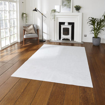 White Anti Slip Fleece Rug Underlay for All Types of Flooring